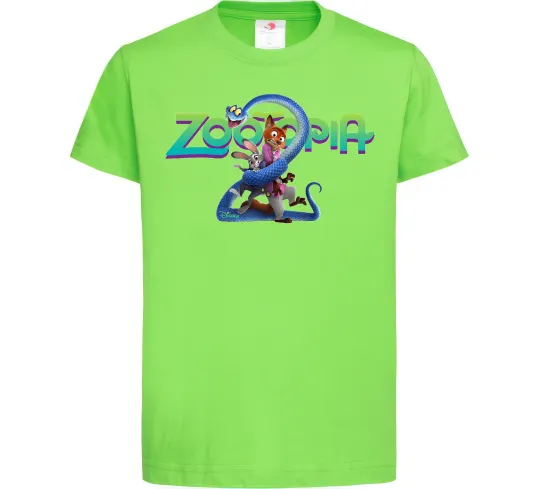 Детская футболка Zootopia 2 Лаймовый фото