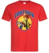 Мужская футболка Нік та Джуді Зоотрополіс Красный Мужская футболка Нік та Джуді Зоотрополіс Красный фото