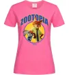 Женская футболка Нік та Джуді Зоотрополіс Ярко-розовый Женская футболка Нік та Джуді Зоотрополіс Ярко-розовый фото