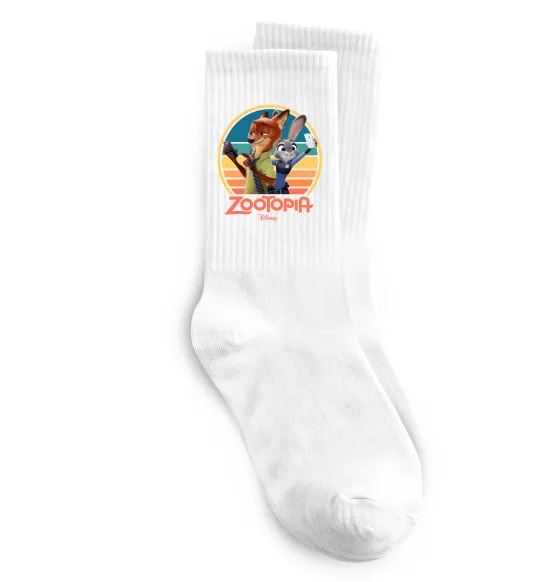 Носки Nick and Judy selfie Белый фото