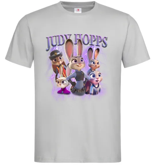 Мужская футболка Judy Hopps Серый фото