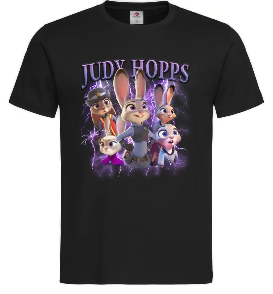 Мужская футболка Judy Hopps Черный фото