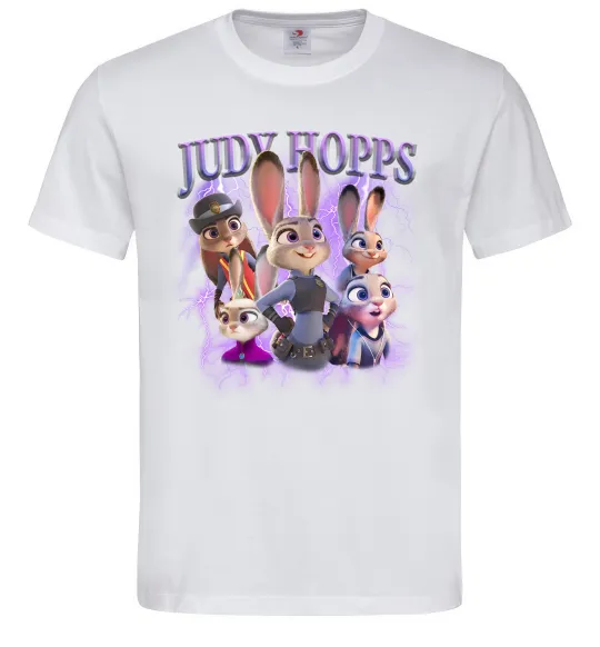 Мужская футболка Judy Hopps Белый фото