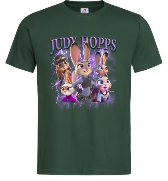 Мужская футболка Judy Hopps Темно-зеленый фото