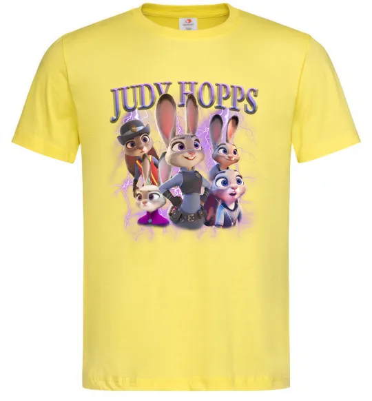 Мужская футболка Judy Hopps Лимонный фото