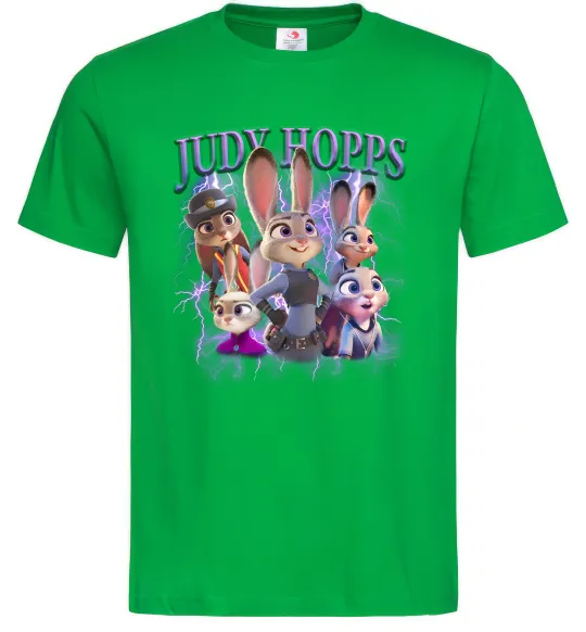 Мужская футболка Judy Hopps Зеленый фото