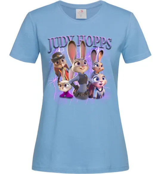 Женская футболка Judy Hopps Голубой фото