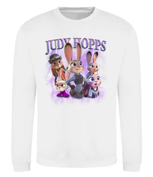 Світшот Judy Hopps Білий фото