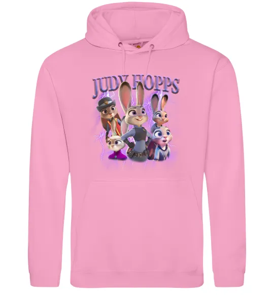 Женская толстовка (худи) Judy Hopps Розовый фото
