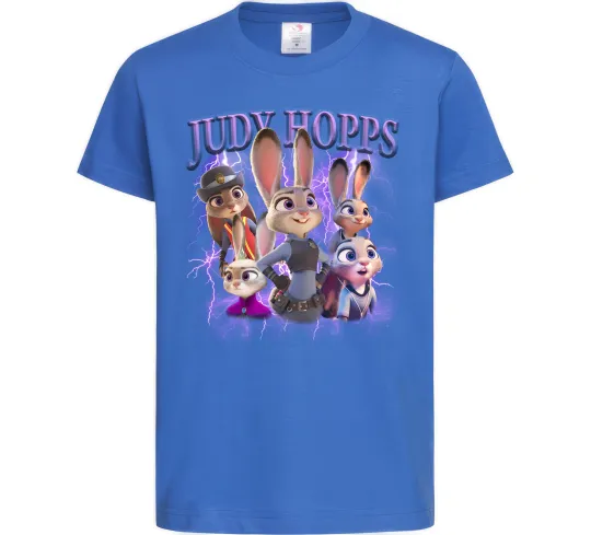 Детская футболка Judy Hopps Ярко-синий фото