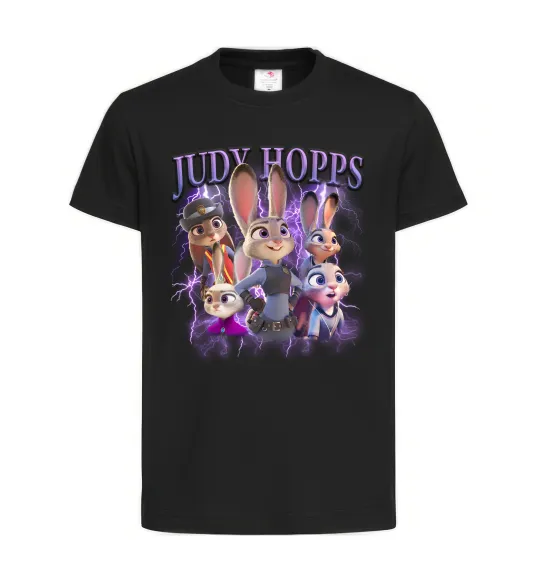 Детская футболка Judy Hopps Черный фото