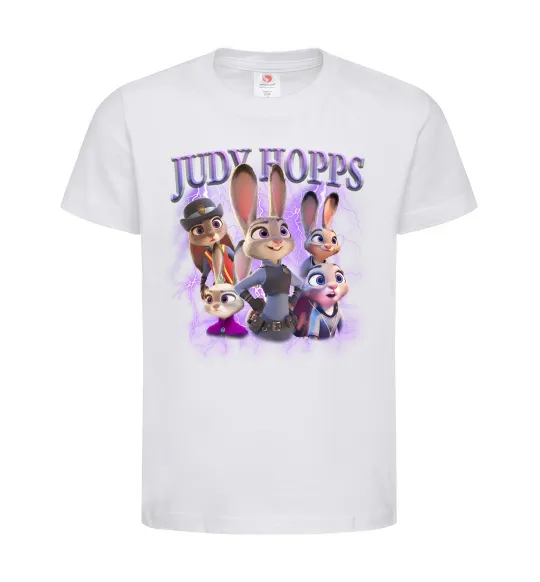 Детская футболка Judy Hopps Белый фото