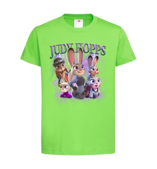 Детская футболка Judy Hopps Лаймовый фото