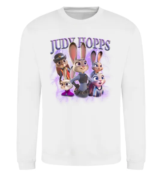 Світшот Judy Hopps Білий фото