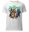 Мужская премиум футболка Zootopia disney Белый фото