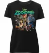 Жіноча преміум футболка Zootopia disney Чорний фото