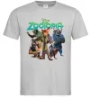 Мужская футболка Zootopia disney Серый Мужская футболка Zootopia disney Серый фото