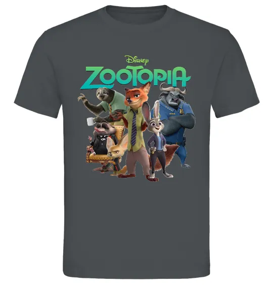Мужская футболка Zootopia disney Графит фото