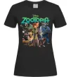 Женская футболка Zootopia disney Черный Женская футболка Zootopia disney Черный фото