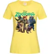 Женская футболка Zootopia disney Лимонный Женская футболка Zootopia disney Лимонный фото