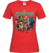 Женская футболка Zootopia disney Красный Женская футболка Zootopia disney Красный фото