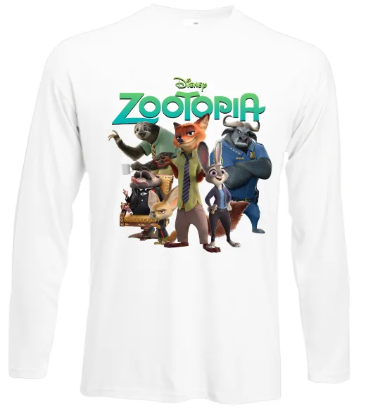 Лонгслів Zootopia disney Білий фото