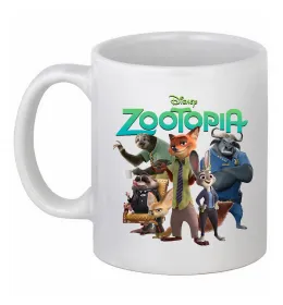 Чашка керамічна Zootopia disney Білий фото