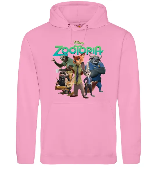 Чоловіча толстовка (худі) Zootopia disney Рожевий фото