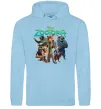 Чоловіча толстовка (худі) Zootopia disney Блакитний фото