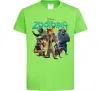 Детская футболка Zootopia disney Лаймовый Детская футболка Zootopia disney Лаймовый фото
