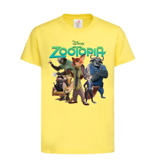 Детская футболка Zootopia disney Лимонный фото