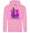 Жіноча толстовка (худі) Bunny Best Friend Рожевий фото