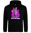 Жіноча толстовка (худі) Bunny Best Friend Чорний фото