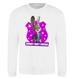 Свитшот Bunny Best Friend Белый фото