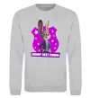 Світшот Bunny Best Friend Сірий меланж Світшот Bunny Best Friend Сірий меланж фото