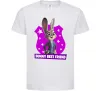 Детская футболка Bunny Best Friend Белый Детская футболка Bunny Best Friend Белый фото