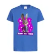 Дитяча футболка Bunny Best Friend Яскраво-синій Дитяча футболка Bunny Best Friend Яскраво-синій фото