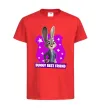 Дитяча футболка Bunny Best Friend Червоний Дитяча футболка Bunny Best Friend Червоний фото