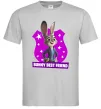 Мужская футболка Bunny Best Friend Серый фото