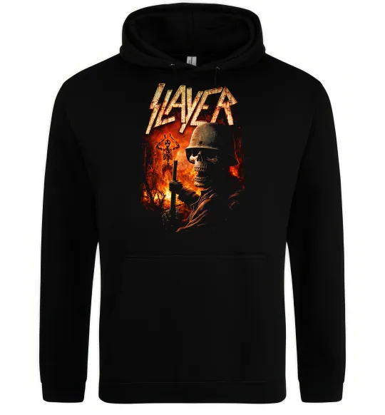 Жіноча толстовка (худі) Slayer dark Чорний фото