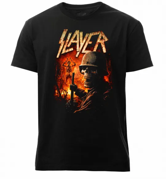 Чоловіча преміум футболка Slayer dark Чорний фото