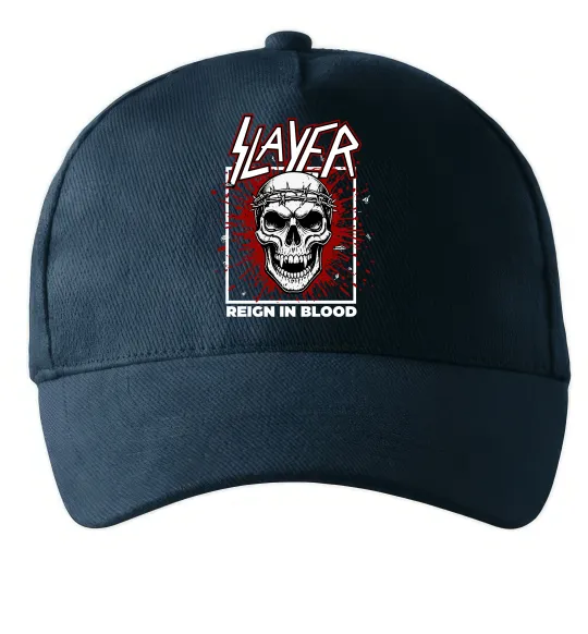 Кепка Slayer Reign in blood Темно-синій фото
