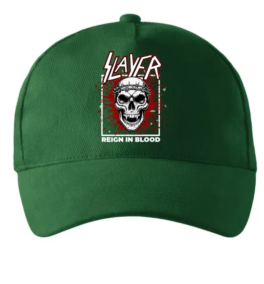 Кепка Slayer Reign in blood Темно-зелений фото