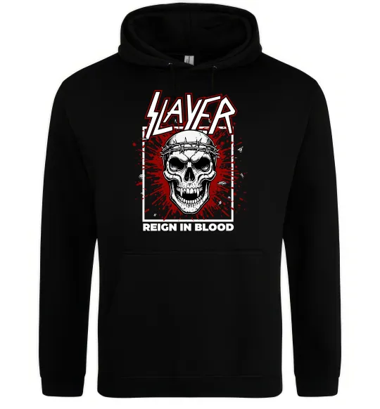 Жіноча толстовка (худі) Slayer Reign in blood Чорний фото