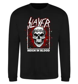 Свитшот Slayer Reign in blood Черный фото