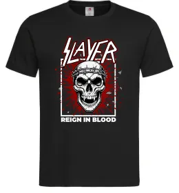 Чоловіча футболка Slayer Reign in blood Чорний фото