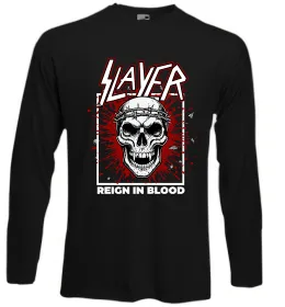 Лонгслів Slayer Reign in blood Чорний фото