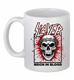 Чашка керамическая Slayer Reign in blood