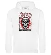 Жіноча толстовка (худі) Slayer Reign in blood Білий фото