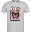 Чоловіча футболка Slayer Reign in blood Сірий фото
